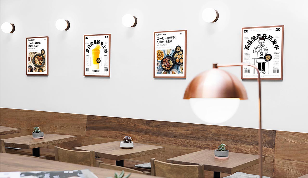 极简风格咖啡厅品牌设计|深圳咖啡厅设计公司(图26)